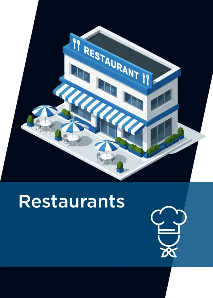 Icon representing a restaurant